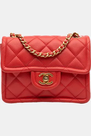 CHANEL Mini Quilted Caviar Sweet Classic Flap