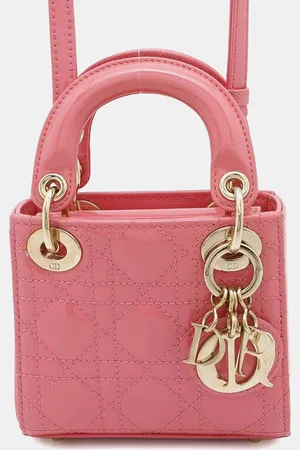 Dior Canage Patent Leather Micro Lady