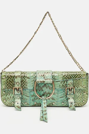 Dolce & Gabbana Python Chain Clutch