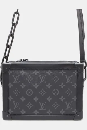 LOUIS VUITTON Noir Monogram Eclipse Soft Trunk