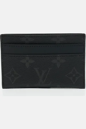 LOUIS VUITTON Monogram Eclipse Canvas Double Card Holder