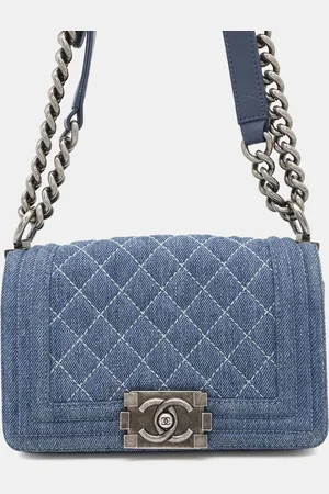 CHANEL Denim Boy Chain shoulder bag Mini
