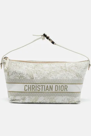 Dior Fabric Toile de Jouy Medium Travel Nomad Pouch