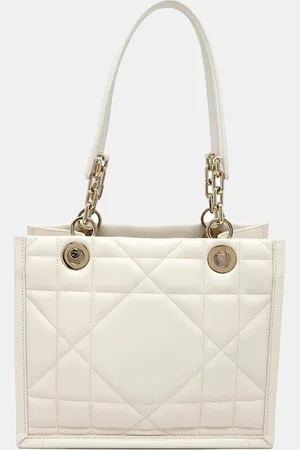 Dior Ivory Cannage Leather Archi Essential Tote Bag