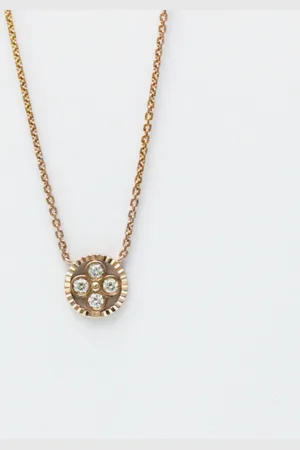 LOUIS VUITTON 18K Gold Diamond Pandantif Blossom