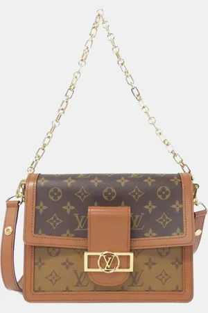 LOUIS VUITTON Monogram Reverse Dauphine MM Shoulder Bag