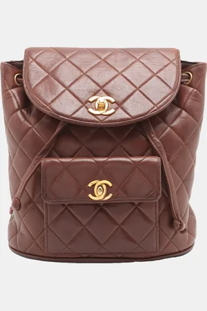 CHANEL Lambskin Quilted Backpack