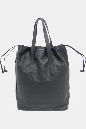 LOUIS VUITTON Leather Monogram Shadow Helmet Bag