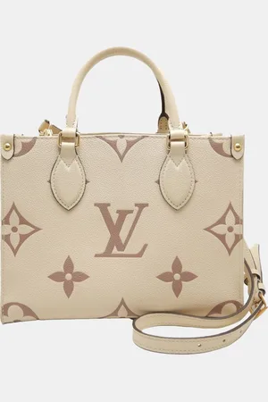 LOUIS VUITTON Bicolor Monogram Empreinte Leather OnTheGo PM Tote Bag