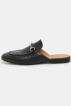 Gucci Leather Princetown Mules Size 39
