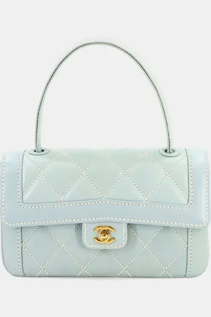 CHANEL Light Leather Wild Stitch Handbag