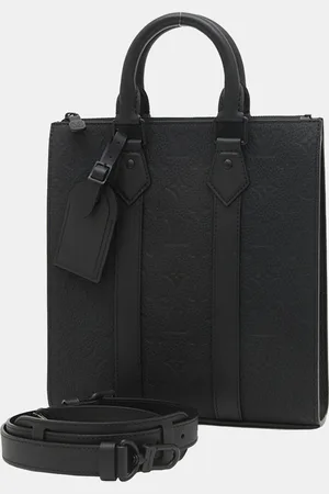 LOUIS VUITTON Monogram Taurillon Sac Plat Cross Bag