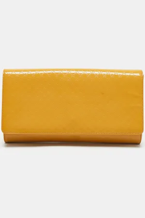 Gucci Microssima Patent Leather Medium Broadway Clutch