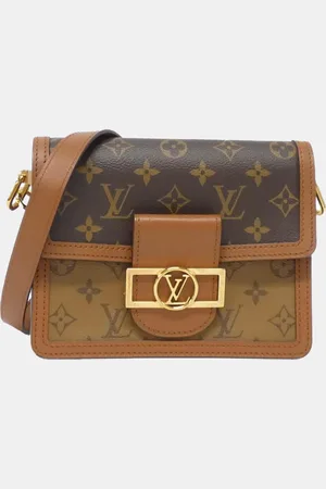 LOUIS VUITTON Monogram Reverse Canvas Dauphine Mini Shoulder Bag