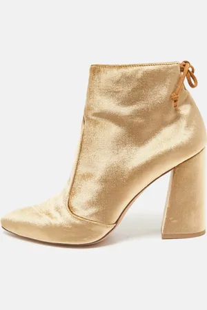 Stuart Weitzman Velvet Grandiose Pointed Toe Ankle Boots Size 40