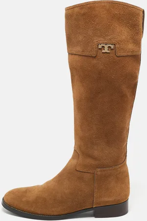 Tory Burch Suede Wembley Riding Knee Length Boots Size 40