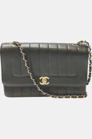CHANEL Lambskin Mademoiselle Chain Shoulder Bag