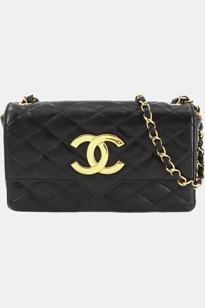 CHANEL Leather Chain Shoulder Bag