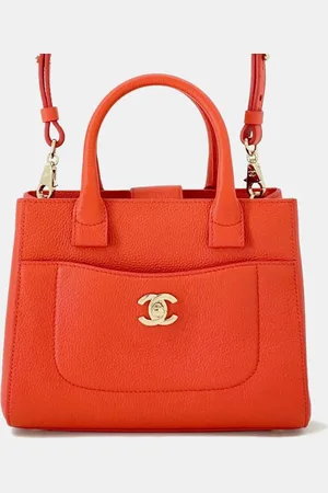 CHANEL Leather Executive Tote Bag