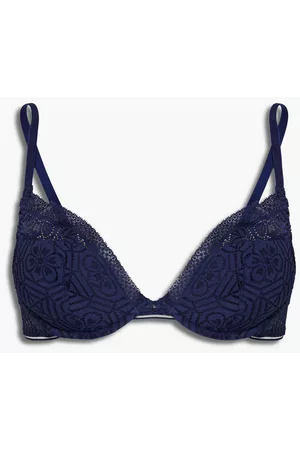 Simone Pérèle Women Underwired Bras - Asta lace push-up bra - Blue