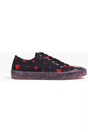 Love Moschino Women Sneakers - Printed canvas sneakers