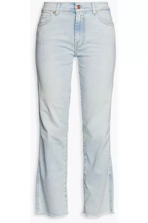 7 for all Mankind Women Bootcut & Flares - High-rise bootcut jeans - Blue