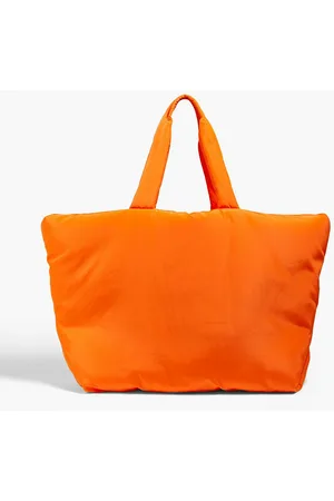 Marge Sherwood logo-debossed Leather Tote Bag - Orange