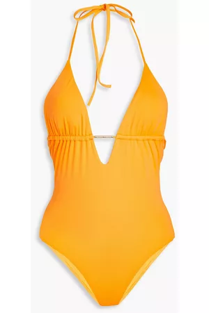 Melissa Odabash Women Swimming Costumes - Casa Blanca cutout swimsuit - Orange