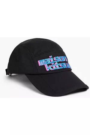Maison Kitsuné Men Caps - Embroidered cotton-blend twill baseball cap