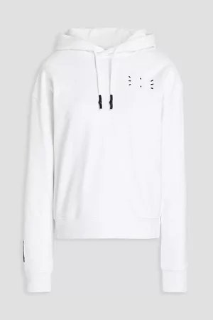 McQ Women Hoodies - French cotton-terry hoodie