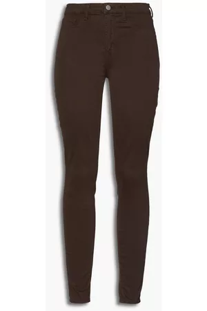 L'Agence Women Skinny - Marguerite high-rise skinny jeans - Brown
