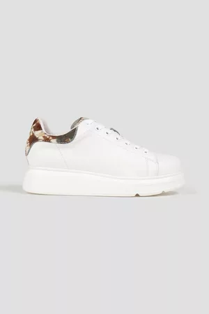 Australia Luxe Collective Women Sneakers - Lee calf hair-paneled leather sneakers