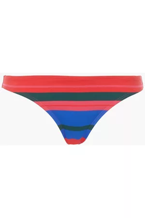 Simone Pérèle Women Bikini Bottoms - Striped mid-rise bikini briefs