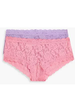 Hanky Panky Women Lingerie Sets - Set of two stretch-lace low-rise briefs - Pink