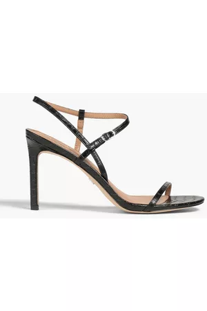 Sam Edelman Women Sandals - Doran faux croc-effect leather sandals