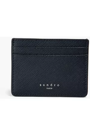 Sandro Men Wallets - Textured-leather cardholder - Blue