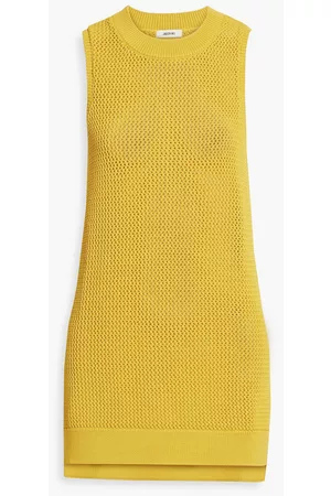 Jason Wu Women Tunics - Pointelle-knit tunic - Yellow