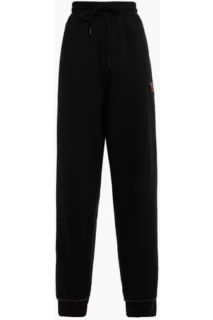 M Missoni Women Pants - Embroidered French cotton-terry track pants