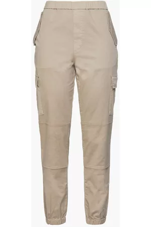 J Brand Women Pants - Eugene cotton-blend twill tapered pants - Neutral