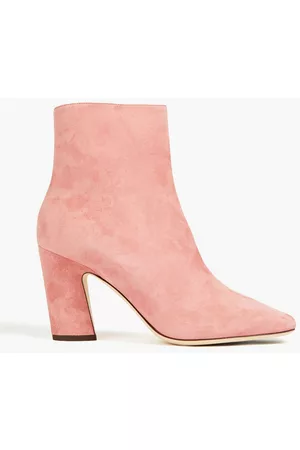 Jimmy Choo Women Ankle Boots - Suede ankle boots - Pink