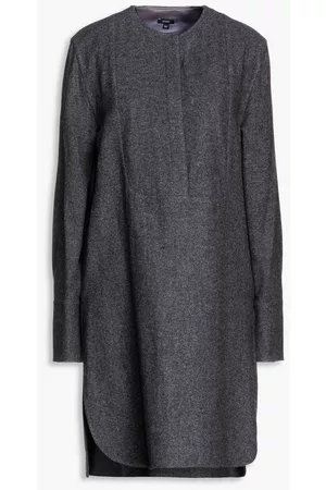 Joseph Women Tunics - Bejit mélange brushed wool-flannel tunic - Gray