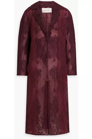 VALENTINO Women Coats - Chantilly lace coat