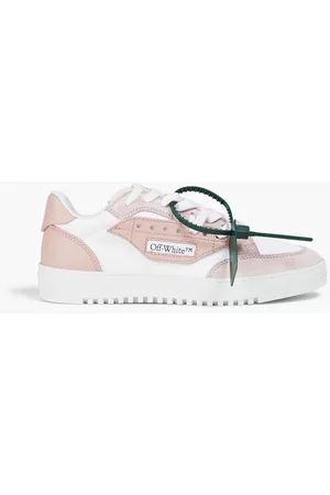 OFF-WHITE Women Sneakers - 5.0 canvas, suede and leather sneakers - Pink