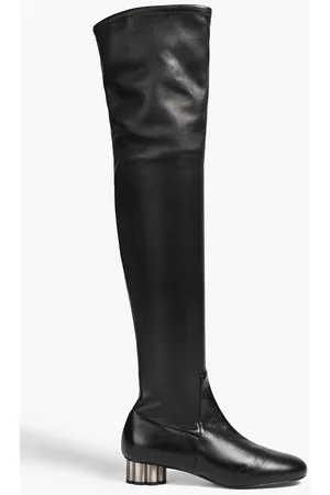 Salvatore Ferragamo Women Knee High Boots - Leather thigh boots