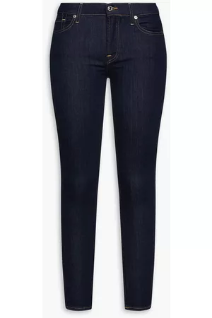 7 for all Mankind Women Skinny - B(air) low-rise skinny jeans - Blue