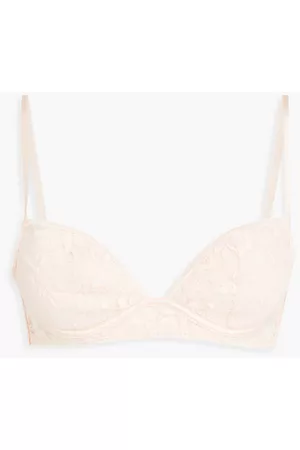 Simone Pérèle Women Underwired Bras - Embroidered stretch-tulle push-up bra - Pink