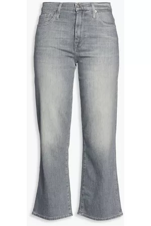 7 for all Mankind Women Jeans - Alexa faded high-rise kick-flare jeans