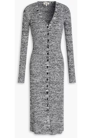 Baum und Pferdgarten Women Knitted Dresses - Cabriola space-dyed ribbed-knit midi dress