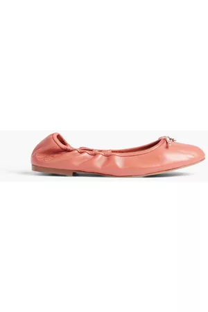 Sam Edelman Women Ballerinas - Felicia bow-detailed leather ballet flats - Pink