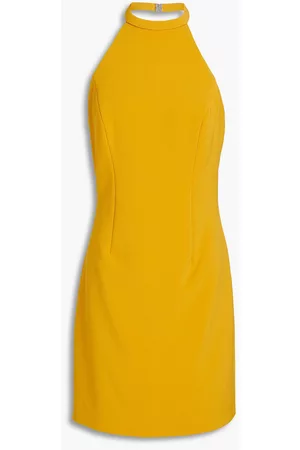 Halston Heritage Women Dresses - Crepe mini dress - Yellow